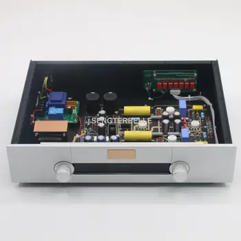 Ламповый предусилитель с дистанционным управлением HiFi, стереофонический предусилитель на базе схемы CAT SL-1 + аудиовход с 4 способами подключения