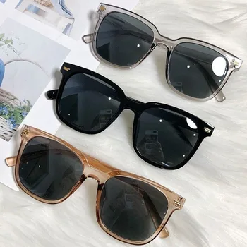 Летние квадратные солнцезащитные очки для леди, модные солнцезащитные очки в модном стиле, Винтажные очки с защитой от UV400, Уличная одежда, Очки