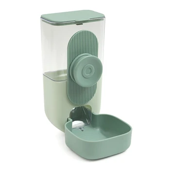 Питьевой фонтанчик для домашних животных, дозатор корма для кроликов, набор для подачи воды, подвесной автоматический дозатор корма