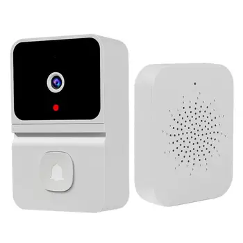 Беспроводная камера Wi-Fi Дверного звонка, Водонепроницаемый HD Видео Дверной звонок, Умный беспроводной дверной звонок на открытом воздухе с камерой ночного видения