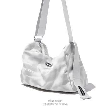 Корейский повседневный большой емкости спортивная сумка фитнес сумка офис Леди сумка для ноутбука пригородные Y2k Студенческая сумка через плечо 2023 дорожная сумка