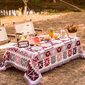 Весенний пикник кемпинг куриные рулетики стол скатерть палатка фон для фотосъемки скатерть