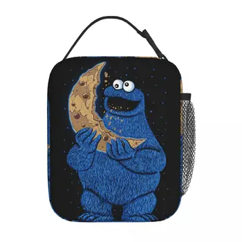 Термоизолированная сумка для ланча Cookie Moon, Открытый многоразовый контейнер для ланча, термоохладитель, Ланч-бокс