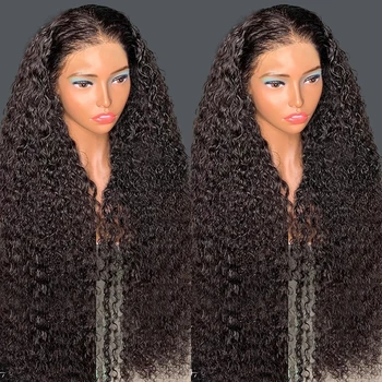 Бесклеевой парик из человеческих волос, готовый к носке, с кружевной застежкой размером 7x5, предварительно вырезанный парик из бразильских человеческих волос спереди размером 13x4, предварительно выщипанный для женщин