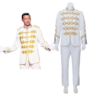 Косплей-костюм музыканта Гарольда Хилла, платье для Бродвейского сценического шоу, белая униформа, мужской костюм принца, бальное платье, наряды на Хэллоуин.