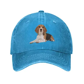 Бейсболка для собак породы бигль из хлопка в стиле панк, мужская женская дышащая шляпа для папы, защита от солнца