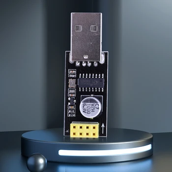 Программаторный адаптер CH340 ESP01 Поддерживает системы Windows Твердотельный конденсатор 1000 мкФ USB К адаптеру модуля Wi-Fi ESP8266