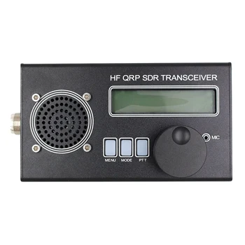 USDX USDR HF QRP SDR Трансивер SSB / Трансивер 8-полосный DSP SDR + Микрофон + Аккумулятор емкостью 6000 мАч + Зарядное устройство-EU Plug