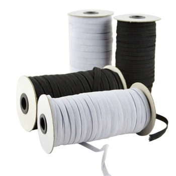 Плоские резинки 1/1,8 м 60 мм, черный нейлоновый резиновый поясной шнур для беременных, Аксессуары для шитья одежды своими руками