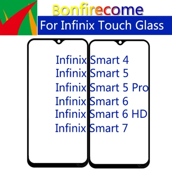 Для Infinix Smart 4 7 6 HD 5 Pro Сенсорный экран Передняя внешняя стеклянная панель Объектив с заменой OCA