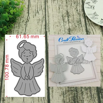 Штампы для резки металла Addycraft, Маленький Ангел, вырезанный для вырезания вырезок своими руками, Бумажные карточки с тиснением