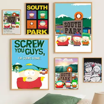 мультфильм S-South-Park, милые плакаты, настенные панно, украшение дома в гостиной