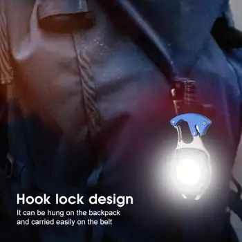 Gears Cob Work Lights 1-Многофункциональный Мощный фонарик USB-аккумуляторная лампа Инструмент для кемпинга на открытом воздухе Мини-открывалка для бутылок