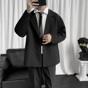 7762-T-Мужской деловой костюм из высококачественной чистой шерсти