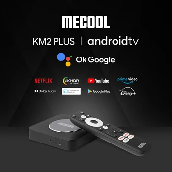 Mecool KM2 Plus Smart TV Box Netflix 4K Amlogic S905X4 Android 11 DDR4 2GB 16GB SPDIF WiFi Prime Video Multi Streamer HDR10