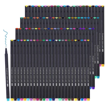 12-100 цветных ручек для журналов Цветные ручки Fine Point С тонкой линией для рисования Календарь Повестка дня Художественные проекты Расходные материалы