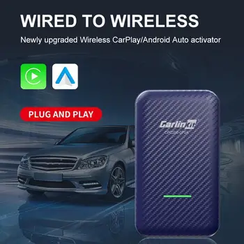Carlinkit 4.0 для подключения проводного и беспроводного адаптера CarPlay к ключу IOS Android с автоматическим подключением для Volkswagen Toyota Honda Audi Benz Mazd