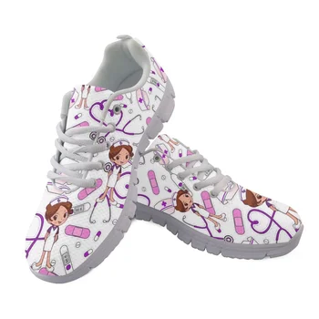 Женская теннисная стоматологическая обувь Belidome с героями мультфильмов, кроссовки для бега и ходьбы, повседневные легкие нескользящие кроссовки для спортзала