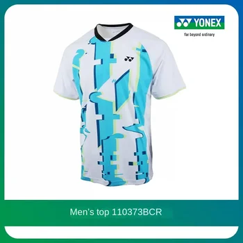 Теннисная футболка 2023 YONEX match, футболка для бадминтона с коротким рукавом, одежда, спортивный топ из джерси, мужские и женские поло 16636EX