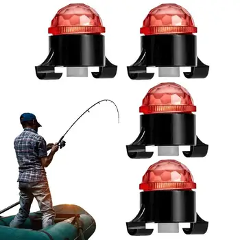 Чувствительный световой сигнал для ночной рыбалки, Аксессуары для рыбалки, Электронные светодиодные световые сигналы, Наружное Снаряжение, Индикатор оповещения Инструменты