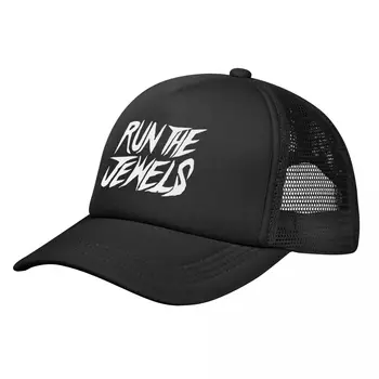 Бейсболка с логотипом Run The Jewels Band, Летняя дышащая сетчатая шляпа, Спортивный солнцезащитный козырек, мужские сетчатые кепки