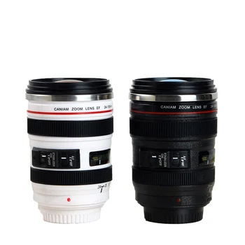 Креативная чашка для объектива камеры, Чашка для воды, Камеры из нержавеющей стали EF24-105 мм, Кружка для кофейных линз, Кофейные чашки, посуда для напитков tazas vaso caf