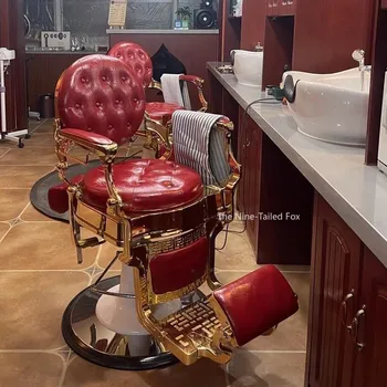 Эргономичное профессиональное парикмахерское кресло для маникюра, салона красоты, парикмахерское кресло для педикюра, поворотная мебель для тату Sandalye XY50BC