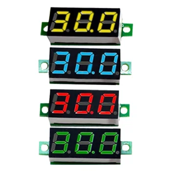 Светодиодный Минимальный Цифровой Вольтметр DC2.5-40V Защита от обратного подключения 2,5-40V 2,6-40V 2,6-40V 3,2-40V Измеритель напряжения Тест напряжения