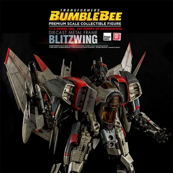 【В наличии】3A Threezero Transformers Premium Blitzwing BumbleBee Movies Металлическая Фигурка Героя Для Мальчиков Коллекционная Игрушка