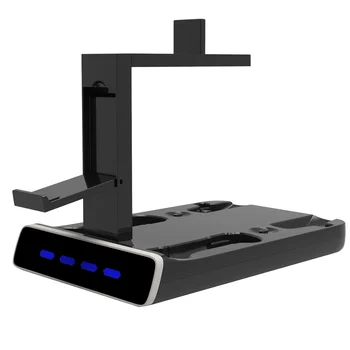Для контроллера PS5 /PS VR2 док-станция для зарядки со светодиодной подсветкой, док-станция для зарядки виртуальной реальности с подставкой для дисплея виртуальной реальности