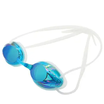 Очки для плавания с водонепроницаемым покрытием, защита от запотевания и ультрафиолета, Регулируемые очки для соревнований по плаванию для мужчин и женщин