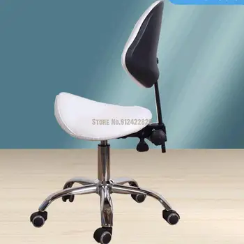 Косметический стул, мастер-стул, косметический табурет, стул с поворотным подъемным шкивом, парикмахерская, круглое взрывозащищенное седло-кресло