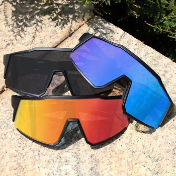 КРАСНЫЕ/СИНИЕ Фотохромные солнцезащитные очки MTB Велосипедные очки Женские Велосипедные очки Велосипедные очки Спортивные UV400 Мужские очки для верховой езды