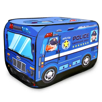 Игровая палатка Игрушечный Открытый Складной игровой Домик Пожарная машина автомобиль для мороженого детский игровой Домик Автобус Всплывающая Детская палатка в помещении