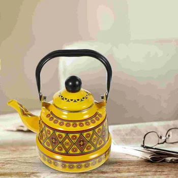Утолщенный чайник для приготовления чая Ручной чайник для ежедневного использования, Гостиничный чайник, Чайники, Индукционная плита, Эмалированная вода