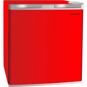 Frigidaire EFR115-КРАСНЫЙ Компактный холодильник объемом 1,6 кубических фута для офиса, комнаты в общежитии, Мужской пещеры или фургона на колесах, Красный