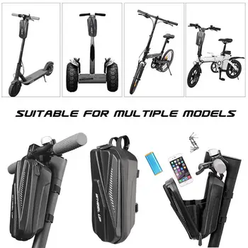 Сумки для хранения электрического скутера, жесткая передняя рама, водонепроницаемые сумки для ручек на голову велосипеда, чехол для переноски деталей скутера M365 2