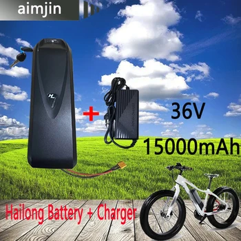 18650 36V 15000mAh Литиевая Батарея Ebike Подходит для Электрического Велосипеда Hailong 350 Вт 500 Вт 750 Вт 1000 Вт Зарядное Устройство + Ячейка