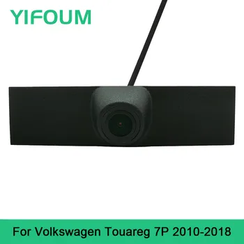 YIFOUM HD CCD Вид Спереди Автомобиля Парковка Ночного Видения Позитивная Водонепроницаемая Камера С Логотипом Для Volkswagen VW Touareg 7P 2010-2017 2018