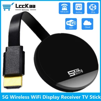 HDMI TV Stick 2.4/5G Двухдиапазонный Anycast Беспроводной WiFi Дисплей-Приемник TV Dongle Miracast Airplay HDMI для Android IOS TV Stick