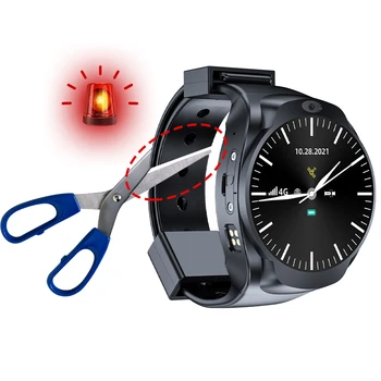 Часы для домашнего карантина, судебные GPS-часы ОАЭ 4G LTE, электронный браслет для мониторинга и защищенные от несанкционированного доступа GPS-часы