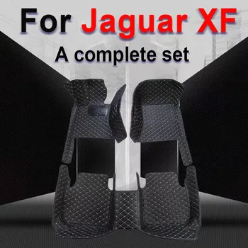 Автомобильные коврики для Jaguar XF Седан 2016 2017 2018 Пользовательские автоматические накладки для ног автомобильный ковер