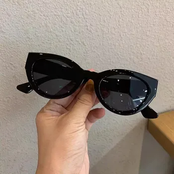 Новые женские Модные Овальные солнцезащитные очки Винтажные Мужские Солнцезащитные очки 