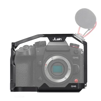Защитный Кожух Камеры Из Алюминиевого Сплава С Креплением Для Холодного Башмака, Слот Для Магнитного Ключа 1/4 дюйма + 3/8 дюйма С Резьбовыми Отверстиями для Камеры GH6