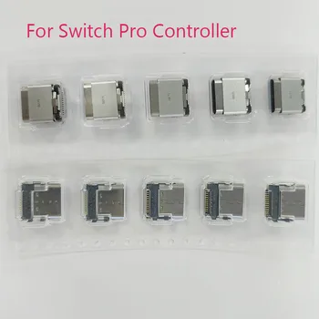 5шт 10шт Для контроллера Nintendo Switch Pro Замена зарядного порта USB Type C Ремонт разъема док-станции