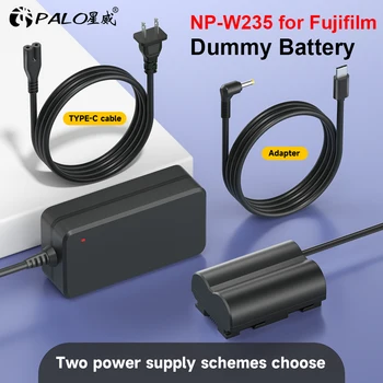 NP-W235 NP W235 Фиктивный Аккумулятор CP-W235 с Адаптером Питания переменного тока Для камеры Fujifilm X-T4 DFX 50SII GFX 100S np-w235 Аккумулятор