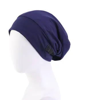 Женский Мужской платок с атласной подкладкой, Эластичная повязка на голову, Регулируемая повязка на голову, шапочка для сна, мусульманский головной убор, Женская повязка на голову