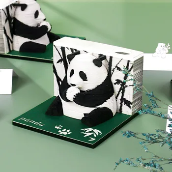 ALLTU Бамбуковый Лес Панда Изображение 3D Блокнот Бумага Для Сообщений