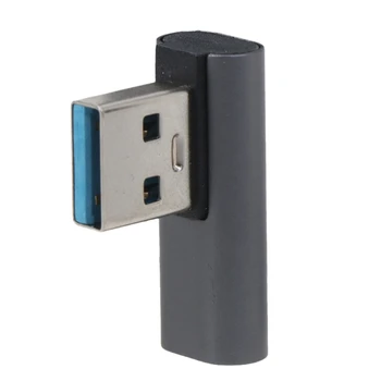 Правый адаптер расширения USB C USB Type C 10 Гбит/с Удлинитель от мужчины к женщине Видео Конвертер для ноутбука телефона