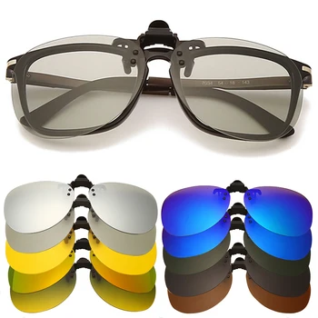 Поляризованные Солнцезащитные очки, Мужские Солнцезащитные очки, Аксессуары для очков, Фотохромные Очки для вождения, Женские Очки для кошачьих глаз, УФ